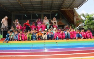 Kunjungan Taman Kanak-kanak Islami Akramunnas ke Dispusip Kota Pekanbaru
