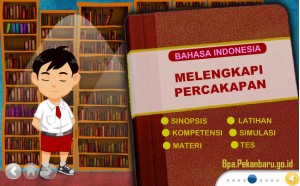 Rumah belajar BPA Sd Bahasa Indonesia 4 melengkapi percakapan
