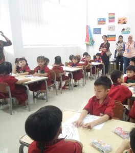 Kunjungan TK TK Cahaya Bunda School Pekanbaru ke Dispusip q